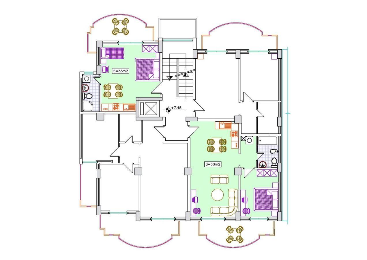 Apartment Urania_1 Саранда Экстерьер фото